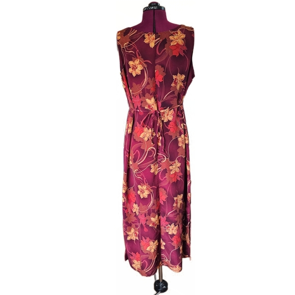 R&K Originals Vintage Y2K Sleeveless Floral Maxi Dress - Picture 8 of 15